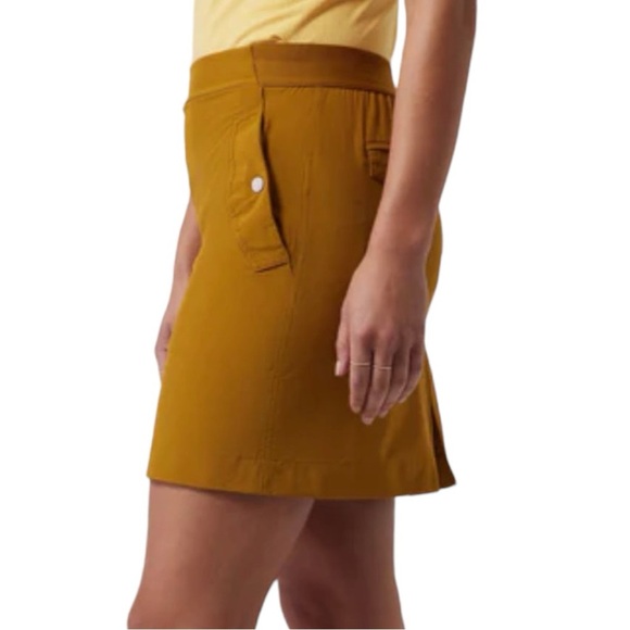 ATHLETA Vienna Cargo Skort size 6 in Brass Yellow - Picture 3 of 11